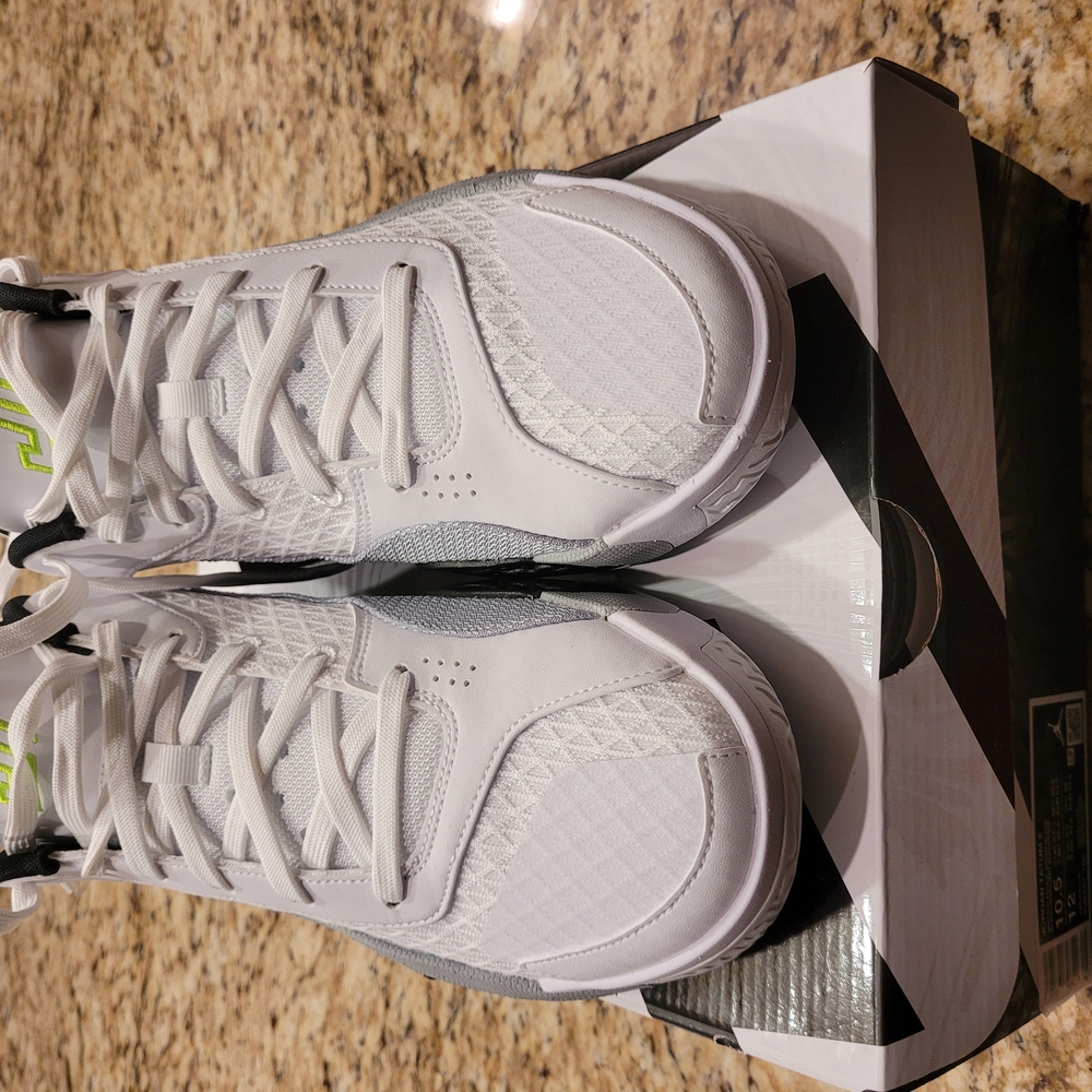 New Jordan Tatum 2 White/Electric Green/Black Men Size 10.5